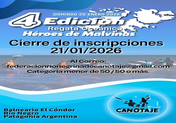 4&deg; Regata Oce&aacute;nica H&eacute;roes de Malvinas